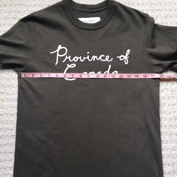 Province of Canada Olive Green Tee T-Shirt Unisex Size XXS - Picture 9 of 12